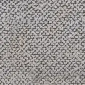 Ghero fabric texture, light gray with speckled pattern, looped pile weave, matte finish, Formitalia 121 ghiaccio variation watermark.